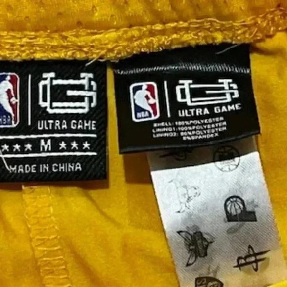 NBA‎ Los Angeles Lakers basketball Girl’s Skort Yellow Skirt Size Medium - Picture 4 of 7